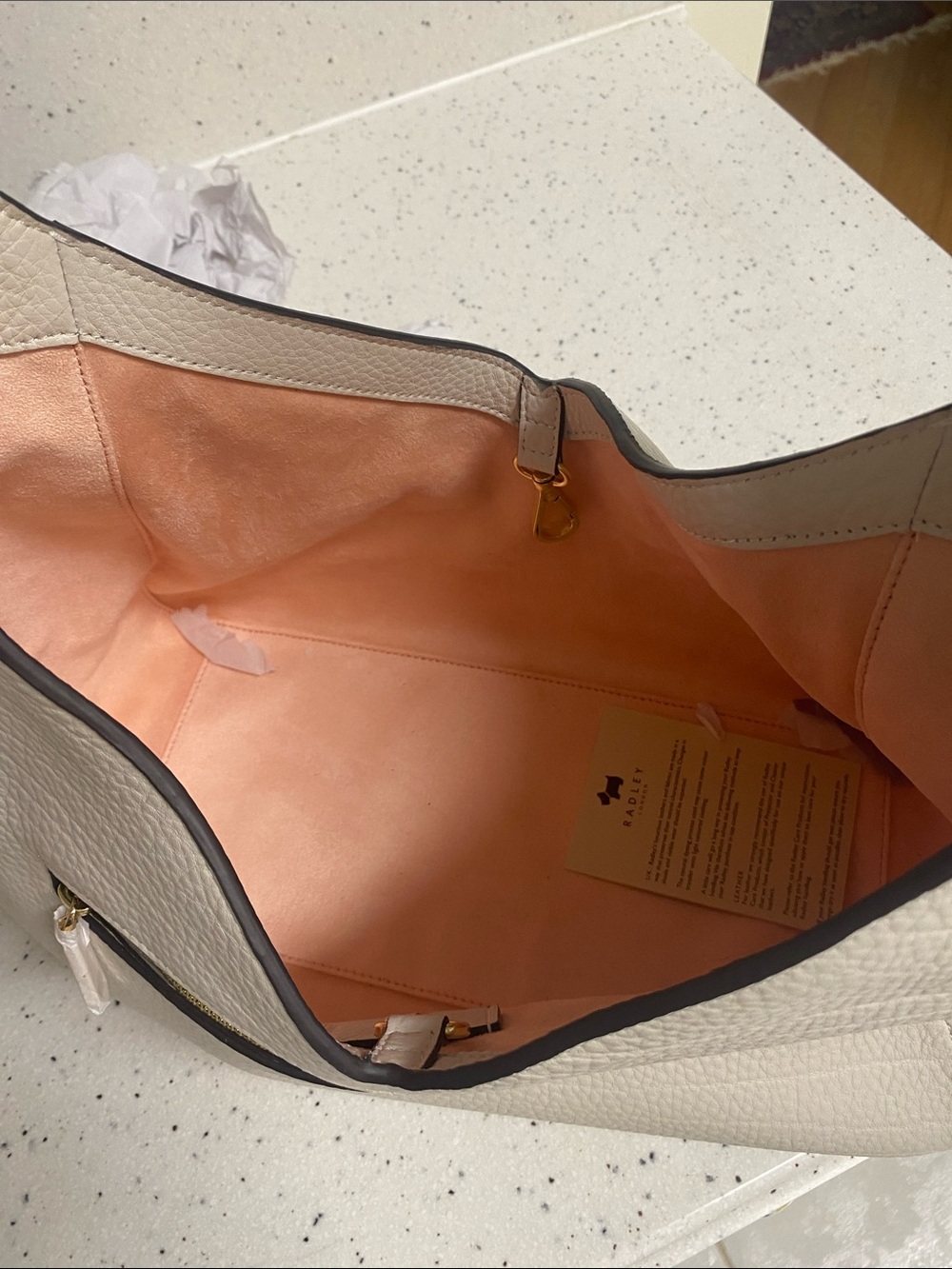 NWT.  Radley London, hobo, leather handbag. - Picture 16 of 16